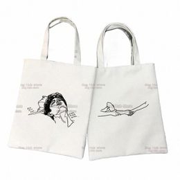 call Me By Your Name Timothee Chalamet Korea Ulzzang Shopper Bag Print Canvas Tote Bag Handbags Women Bag Harajuku Shoulder Bags k50T#