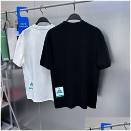 Mens T-Shirts 2022 Tee Shirt Homme Summer New Tshirt For Men Baroque Printing Short Sleeve T-Shirt Social Club Outfits Brand Casual Sl Ot1Gx