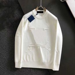 Men's Sweaters products Asian size M-4XL mens and womens brand-name sweater pullover Long sleeve sweater sweatshirt embroidered knitwear mens winter warm clothing