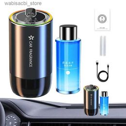 Car Air Freshener Car Air Freshener Auto Intelligent Sensor Scents Diffuser with Colorful Lights Car Fragrance Perfume Spray Aroma Diffuser L49