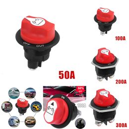 2024 Car Battery Switch Rotary Disconnect Safe Cut Off Power Isolator For Motorcycle Boat Auto Truck Battery Circuit Breaker Parts