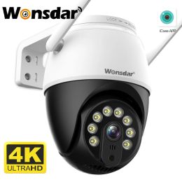 System 4k 8mp Ip Camera Wifi Wireless Outdoor Camera 4mp 1080p Ai Atuto Tracking Security Ptz Camera P2p Video Surveillance Cctv Icsee