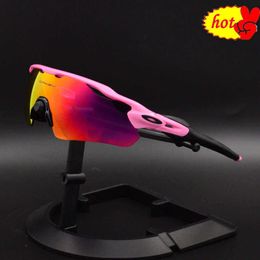 UV400 Cycling Sunglasses 3 Lenses Cycling Eyewear Sports Outdoor Riding Glasses Bike Goggles Polarised with Case for Men Women OO9463 16
