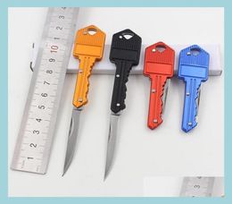 Keychains Lanyards New Hunting Knives Safety Keychain Set Whole Self Defense Bk Alarm Keys Whistle Drop Delivery 2022 Fashion 6712676