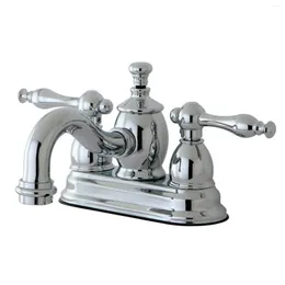 Bathroom Sink Faucets KS7101NL 4 In.Centerset Faucet Polished Chrome Accessories Ceramic Cartridge Drip Free