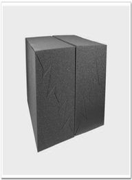 Black 4pcs 50x25x25cm Acoustic Foam Bass Trap Studio Soundproofing Corner Wall Used for Dampening and Absorbing low Frequency Soun4433722