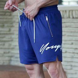 Pants Summer Running Sports Shorts Men Jogging Quick Dry Short Pants Gym Fitness Bodybuilding Bermuda Male Training Wear Beach Bottoms