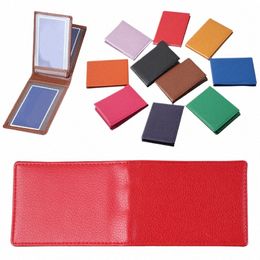 solid Color PU Leather Driver License Passport Holder Cover for Documents Busin Credit Card Holder Folder Travel Wallet Case 65nh#