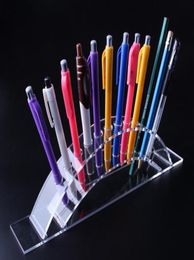 Acrylic Pen Holder Cosmetic Brush Eyeshadow Pencil Colour Pen Lipstick Display Stand Rack Cosmet Support Holder Crystal pencil she9309073