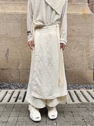 Women's Pants Yamamoto Yoshi Style Suit Design Sense Niche Neutral Loose Nine Points Casual Culottes Japanese Unisex