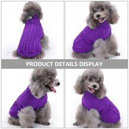 Dog Apparel Cute Clothes Pet Sweater Kitten Costume Cosplay Suit Cats Dogs Outfit Purple