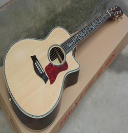 Factory Custom 41 inch 916 Acoustic Guitar with Top SolidAbalone Fret Inlay and BindingRosewood FretboardCan be Customized3456618