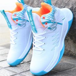 Basketball Shoes Men's High-Top Sneakers Male Cushioning Comfortable Boots Athletic Training Sport Chaussure Homme