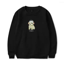 Men's Hoodies Clairo DOG Crew Neck Sweatshirt Merch Graphics Print Unisex Trendy Casual Streetwear