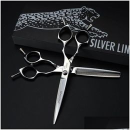 Hair Scissors New Arrival Jaguar 6.5 Inch 6Cr Professional Barber Thinning Cutting Double Tail Drop Delivery Products Care Styling Too Otyjv