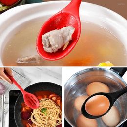 Spoons Ergonomic Handle Slotted Spoon Versatile Heat Resistant Nonstick Bpa Free Kitchen Ladle For Mixing Stirring