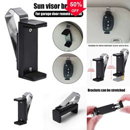 2024 Car Sun Visor Clip Remote Control Bracket Gate Remote Universal Opener Quick Installation Holder For Garage Door Auto Keychain