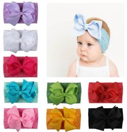 large bowknot Baby Headbands cute bows princess Girls Headbands Infants Hair Bands designer kids Hair Bands Children Hair Accessor8960660