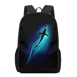 School Bags Dolphin Animal 3D Pattern Bag For Children Girls Boys Casual Book Kids Backpack Large Capacity