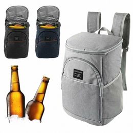 large Cam Waterproof Insulated Thickened Ice Picnic Bag Cooler Bag Thermal Backpack Lunch Bags D0ku#