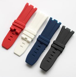 2824mm 115mm75mm Water sweat proof high quality Rubber Silicone Strap Band for AP A P Royal Oak Off shore3795081