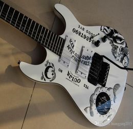 Whole New Electric Guitar ESPKH2 Kirk Hammett Ouija One Piece Neck In White 1202186222378