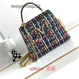 Stud Bags Vallen Handheld Cross 24 Oblique Lady New Woven One Tote Colourful Fashion Light Bag Shoulder Luxury Lightweight Womens ODVQ