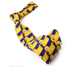 Bow Ties Yellow Ducky Tie Fashion How I Met Your Mother Rubber Duck Printed 8cm Necktie