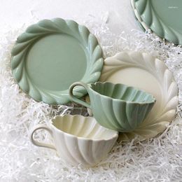 Mugs Wholesale Early Spring Series Ceramic Coffee Cup Set Creative European Style Household Afternoon Tea Breakfast Mug
