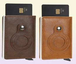 Rfid Card Holder Men Wallets Money Bag Male Black Short Purse 2022 Small Leather Slim Wallet Mini Wallets For Air Tag4661454