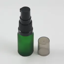 Storage Bottles Portable Round Shape Skincare Packaging Serum Bottle 10ml Mini Sample Travel Glass Pump