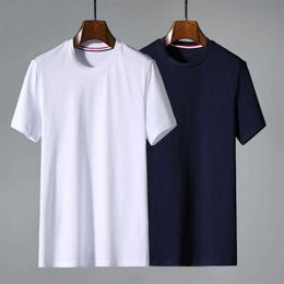 JL T-shirt Round Neck Smooth Plate Short Sleeve All Cotton T-shirt Unisex T-shirt