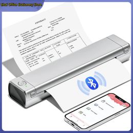 Printers M08f Thermal Printer A4 Portable Printer Inkless Bluethooth Printer Diy A4 Paper 203dpi For Study School Home Office