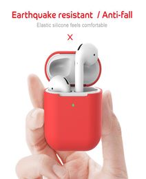 Soft Silicone Protective Case for AirPods 2 Fashion Antifall Shockproof Earphone Cover For Airpods Wireless Bluetooth Headphone2544134