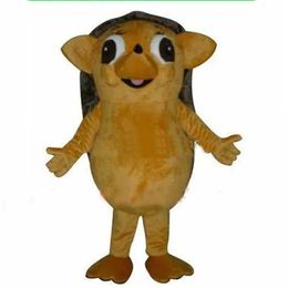 2024 Adult size Brown Hedgehog mascot costume Cartoon Character Outfits Suit Furry Suits Halloween Carnival Birthday Party Dress