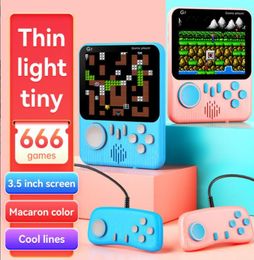 G7 Kids Handheld Video Game Console 35 ultrathin Game Player 666 in 1 Two Gamepad4171958