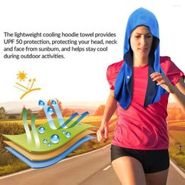 Towel Hoodie For Outdoor Activities Instant Set Men Sun Protection Sports Weather Reusable Neck