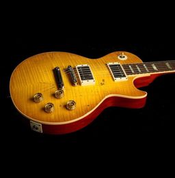 10S Custom Shop Paul Kossoff 1959 Relic Aged Honey Burst Falme Maple Top Electric Guitar One Piece Neck No Scarf Joint 1 PC Mah5001106