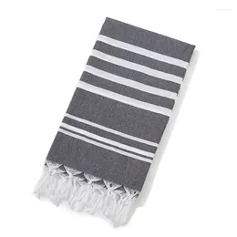Towel Drop Striped Turkish Bath With Tassels Cotton Towels Outdoor Picnic El Travel Tippet Summer