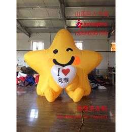 Mascot Costumes Mascot Costumes Star Air Model Expression Pack Decorations Iatable Advertising Material