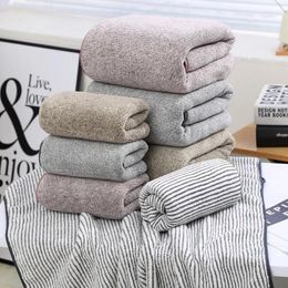 Towel Thick Bamboo Charcoal Coral Velvet Bath For Adult Soft Absorbent Carbon Fiber Household Bathroom