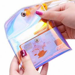 laser Transparent Cosmetic Bag Women DIY Clear Makeup Pencil Storage Organiser Travel Toiletry W Bag Case Cute Purses Pouch w2ly#