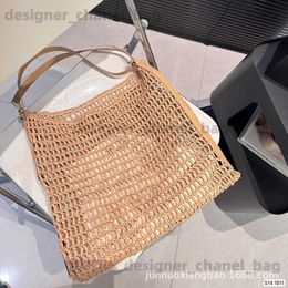 Shoulder Bags artistic and casual Instagram style minimalist mesh bag with diagonal cross handmade woven fashionable hollow grass woven shoulder bag T240416