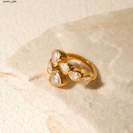 Designer designed high luxury ring Original Unlimited Love Diamond Zircon ring Vintage high jewelry feminine party gift