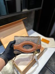 designer shoulder bag clutch handbag luxury brand designer bag crossbody package Love pouch Golden Ball Chain Orange Mouth wallet purse