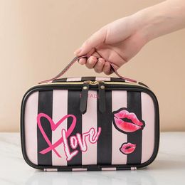 Cosmetic Bags PU Bag Cosmetics Organizer Travel Necessaries Waterproof Makeup Multifunction Toiletry Make Up Bolsa 20L