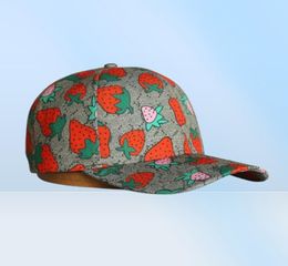High quality classic Letter print baseball cap Women Famous Cotton Adjustable Skull Sport Golf Curved strawberry Bucket hat9455570