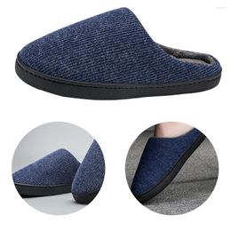 Walking Shoes Men Slip-On Comfy House Slippers Anti Slip Winter Warm Plush Bedroom Slipper Lightweight Breathable For Christmas Gift