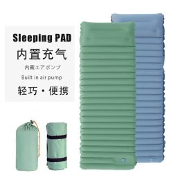 Pads Wolface Outdoor Iatable Mattress 40d Nylon Tpu Sleeping Pad Splicing Beach Picnic Mat Camping Ultralight Tent Air Cushion