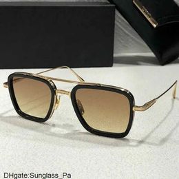 DITA Vintage Pilot Square Men Designer Sunglasses Fashion Shades Golden Frame Glasses UV400 Gradient LXN-EVO 8ZFR